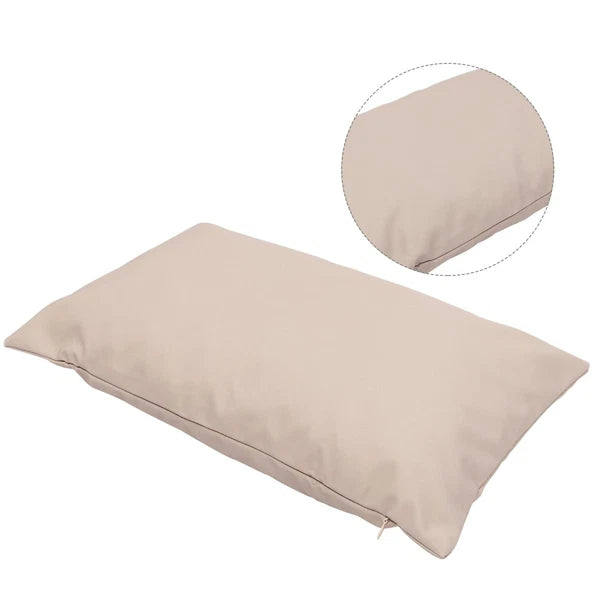 2 Pcs Waterproof Throw Pillowcase Couch Cushion Cover Protector Car