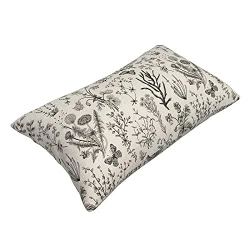 Spring Pillow Covers 12x20 Inch Set of 12" x 20" (Pack of 2) Wild Floral 02