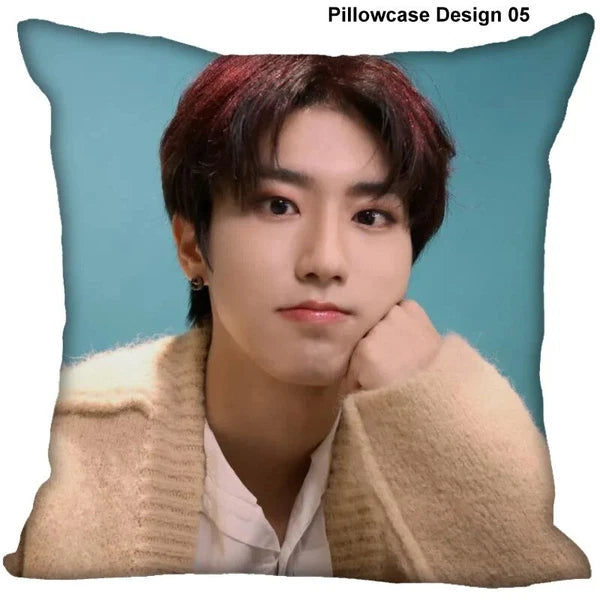 Han Jisung Pillow Case Wedding Decorative Sofa Cushion Cover Kpop Stray Kids Toy