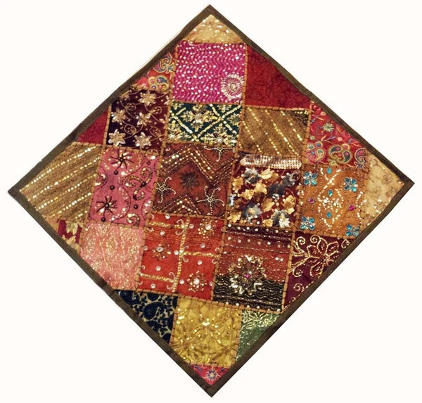 ANNIVERSARY GIFT ETHNIC SARI ART ACCENT SOFA BED THROW CUSHION PILLOW COVER 30"