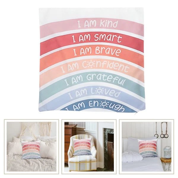 Digital Printed Pillow Case Modern Cushion Cover Home Sofa Pillowcase
