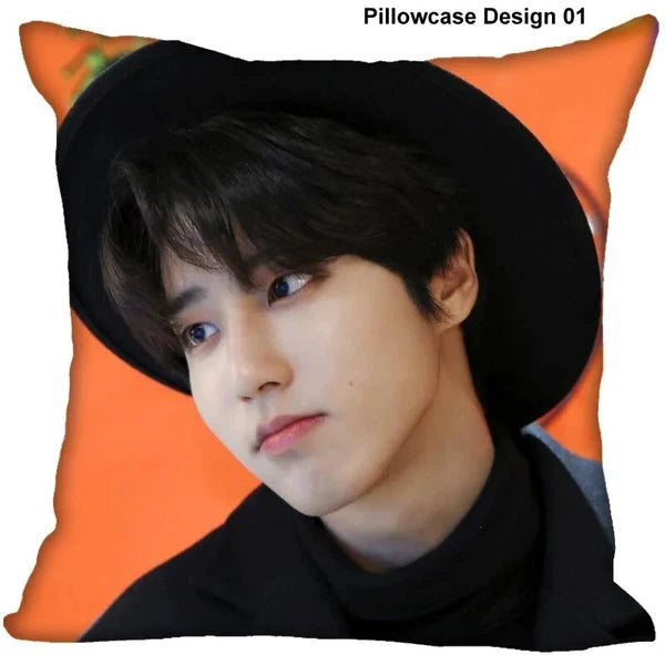 Han Jisung Pillow Case Wedding Decorative Sofa Cushion Cover Kpop Stray Kids Toy
