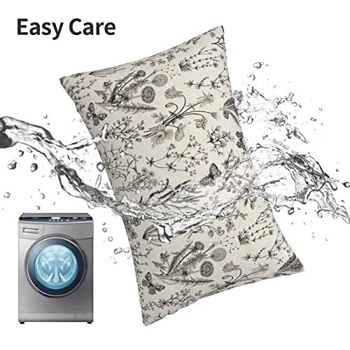 Spring Pillow Covers 12x20 Inch Set of 12" x 20" (Pack of 2) Wild Floral 02