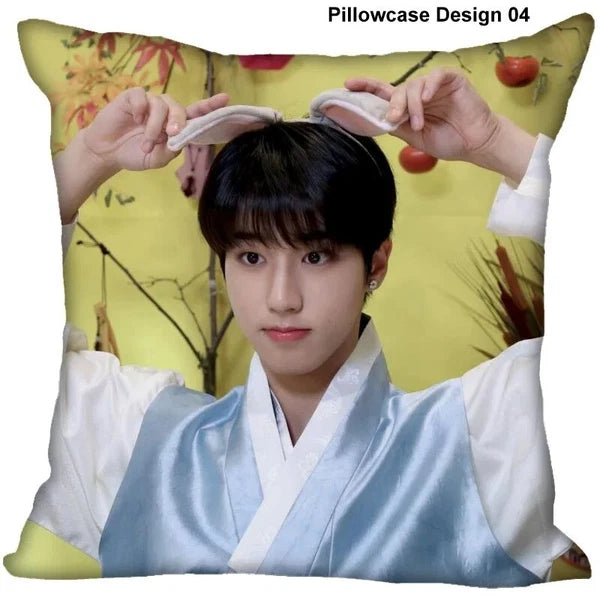 Han Jisung Pillow Case Wedding Decorative Sofa Cushion Cover Kpop Stray Kids Toy