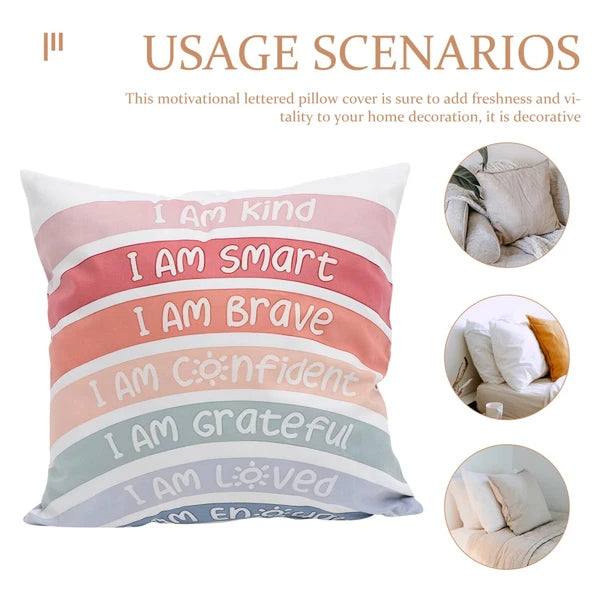 Digital Printed Pillow Case Modern Cushion Cover Home Sofa Pillowcase