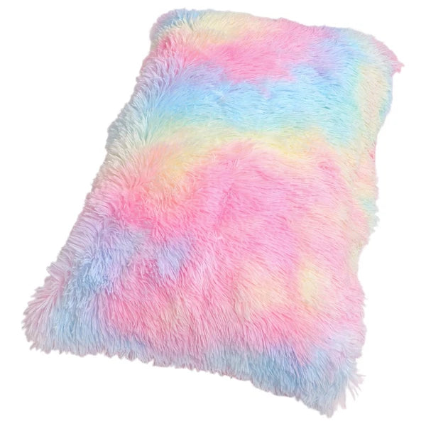 Plush Pillowcase Shaggy Fleece Cases Fluffy Cushion Cover Couch Covers