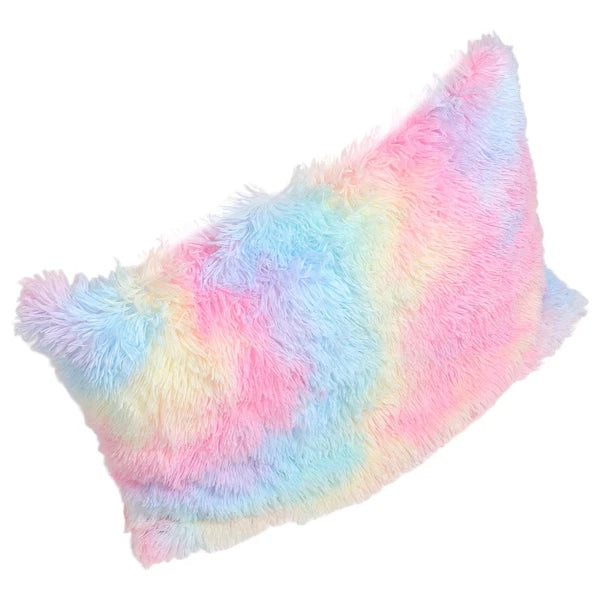 Plush Pillowcase Shaggy Fleece Cases Fluffy Cushion Cover Couch Covers