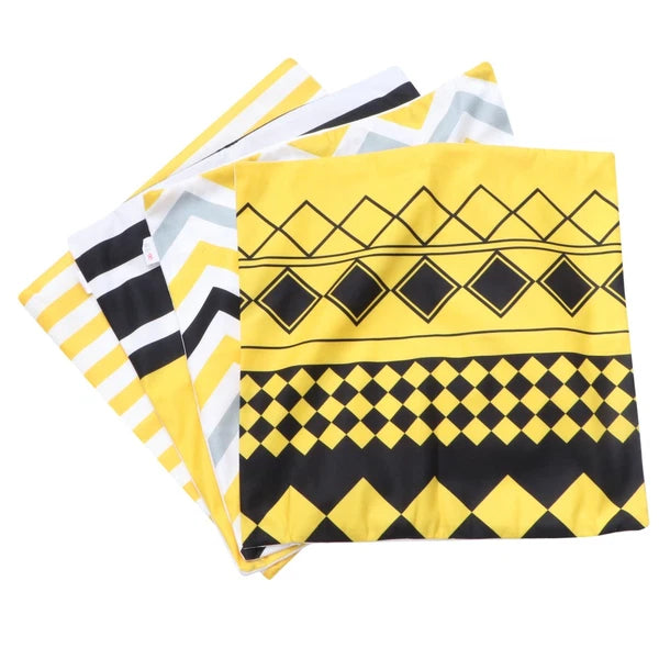 4pcs Bed Pillowcase Pillow Case Covers Decorative Cushion Cases