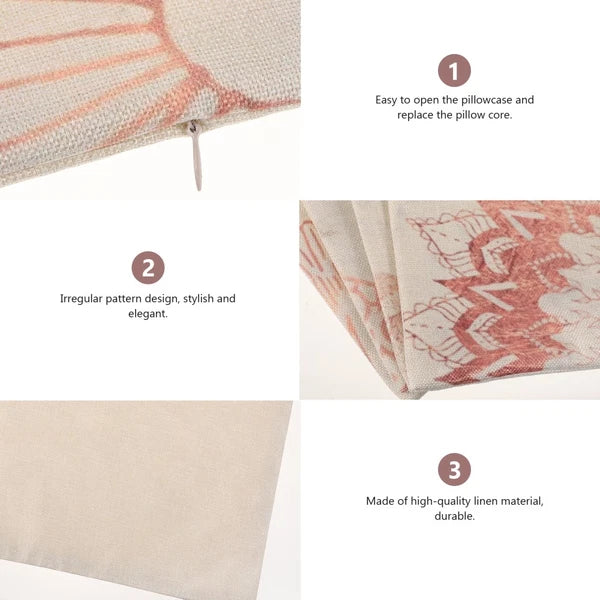 4 Pcs Pillowcase Decoration Office Bedding Accessory Cushion Cover for