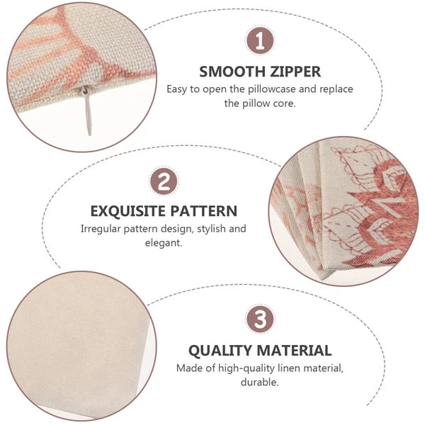 4 Pcs Pillowcase Decoration Office Bedding Accessory Cushion Cover for