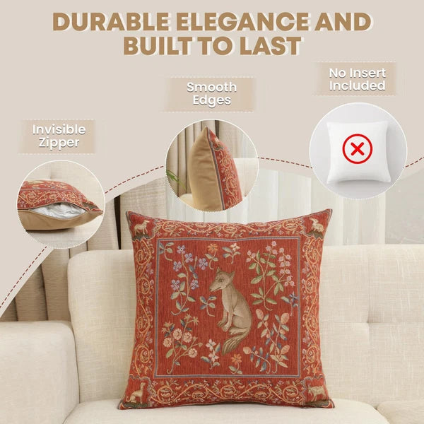 Charlotte Home Furnishings Couch Pillow Covers 19x19 in, Tapestry Throw Pillo...