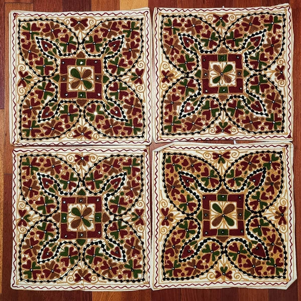 Embroidery Flower Hearts Square Bedding Sofa One Pillowcase Cushion Cover