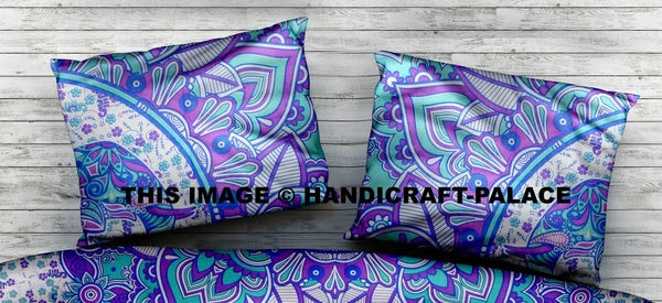 Indian Cotton Mandala Bedding Pillow Cover Cushion Pillow Case Bed Sofa Decor