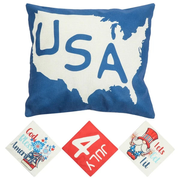 4 Pcs Decorative Pillow Cover Modern Cushion Throws for The Sofa