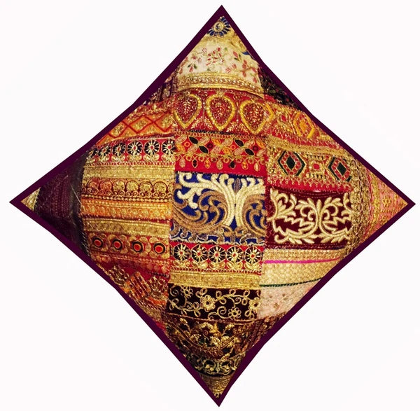 33% Off 16"-2 Handmade Patchwork Ethnic Living Room Sofa Pillow Cushion Covers
