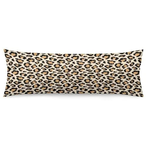 Body Pillow cover Leopard Print Safari Wild Animals Cheetah Skin Texure Wildlife
