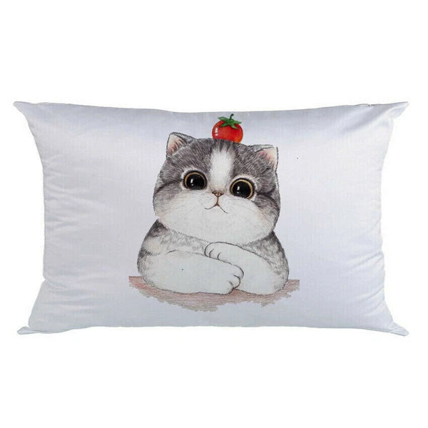 10Pcs 20" x 30" White Sublimation Blank Pillow Case Home Sofa Bed Cushion Cover