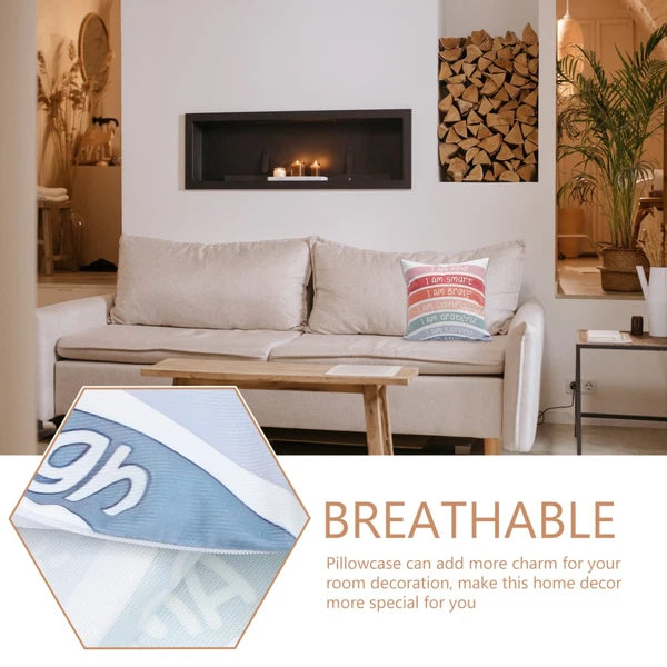 Digital Printed Pillow Case Modern Cushion Cover Home Sofa Pillowcase