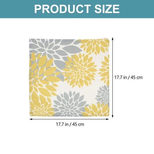 4 Pcs Pillow Case Office Linen Sofa Pillowcase Bed Cushion Cover