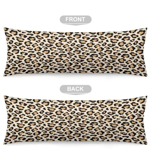 Body Pillow cover Leopard Print Safari Wild Animals Cheetah Skin Texure Wildlife