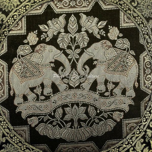 Brocade Jacquard Handwoven Pillow Cases Floor Bohemian Home Boho Cushion Cover